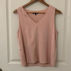 Quince Washable Stretch Silk Tank / Small / Coastal Pink